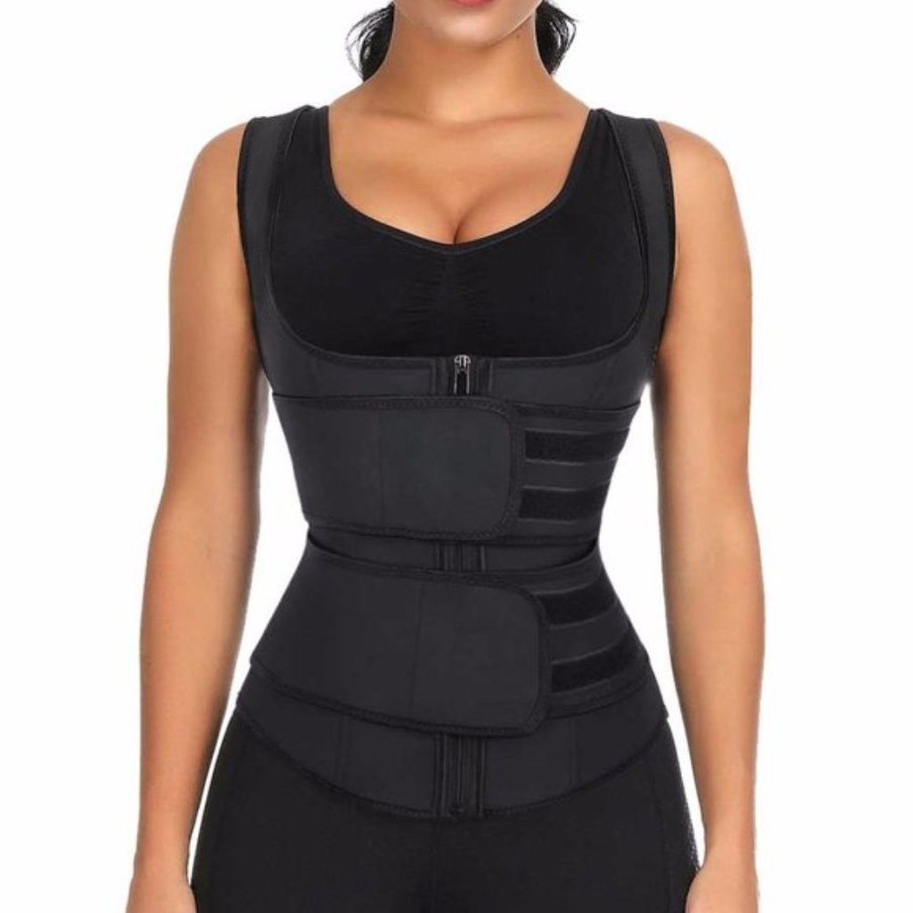 Neoprene Sauna Suit Tank Top Adjustable Vest